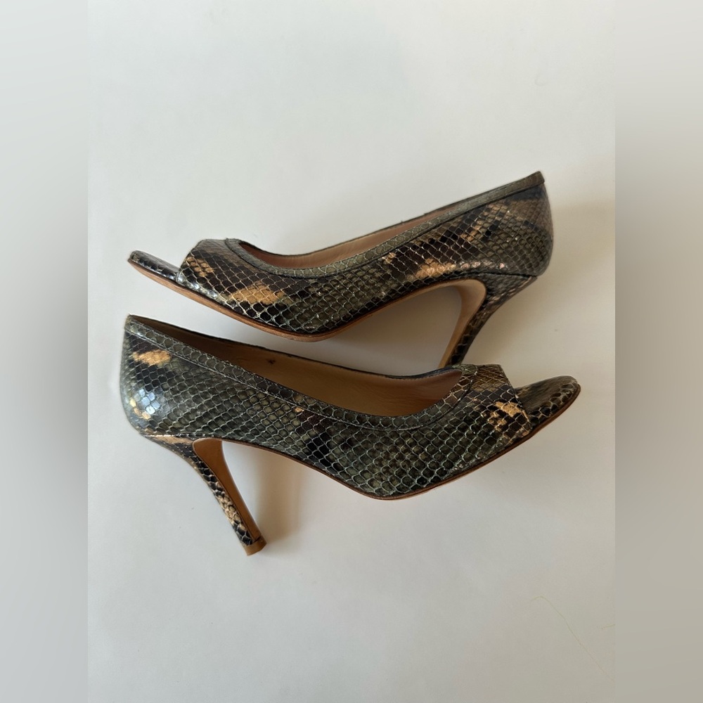 Kate Spade Python Open Toe - Picture 6 of 6